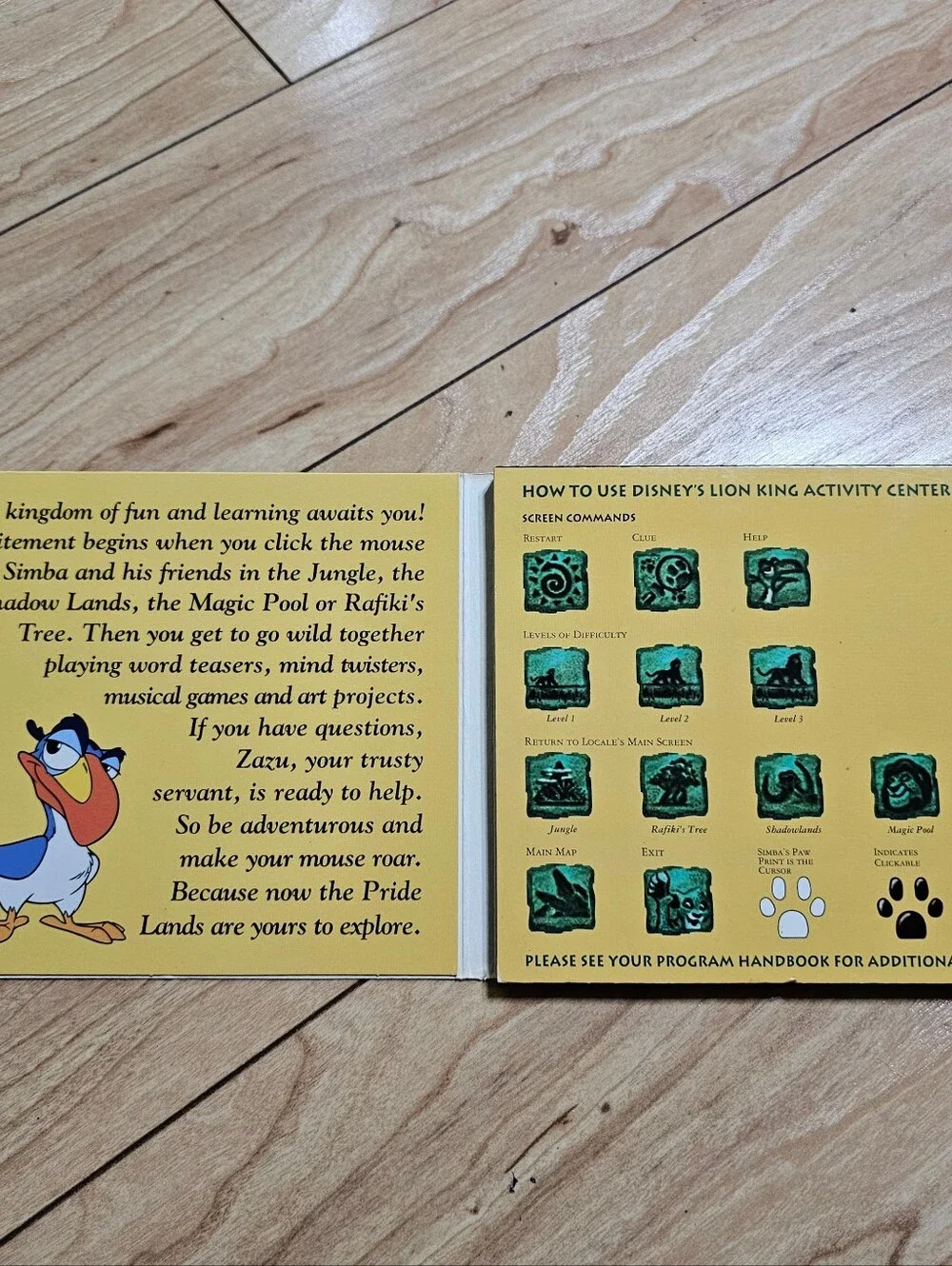 Disney's The Lion King Activity Center PC Mac CD-ROM Windows Macintosh Kids Game